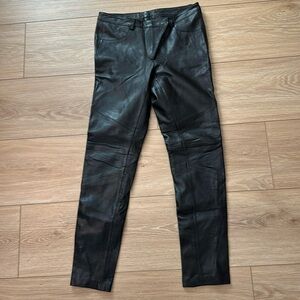 Jagger low rise 100% leather pants
